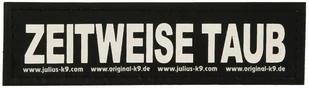 Trixie Naklejka na rzep 2 Julius-K9 S ZEITWEISE TAUB - Smycze dla psów - miniaturka - grafika 1