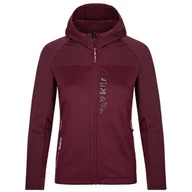 Bluzy sportowe damskie - Bluza damska Kilpi Layana-W (2023) Rozmiar: S / Kolor: czerwony - miniaturka - grafika 1