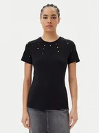 Koszulki i topy damskie - Silvian Heach T-Shirt GPP25070TS Czarny Regular Fit - miniaturka - grafika 1
