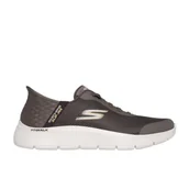 Buty trekkingowe męskie - Tenisówki Skechers Model Slip Ins: Go Walk Arch Fit Kolor Brązowy - miniaturka - grafika 1