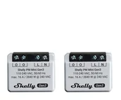 Systemy inteligentnych domów - Shelly Zestaw 2 Sterowników PM Mini Gen3 - miniaturka - grafika 1