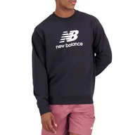Bluzy męskie - Bluza New Balance MT31538BK - czarna - miniaturka - grafika 1
