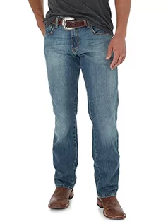 Koszulki męskie - Wrangler Męskie dżinsy retro slim fit z prostą nogawką, Rocky Top, 33W / 34L - grafika 1