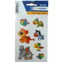 Naklejka Decor Zwierzaczki - Zabawki kreatywne - miniaturka - grafika 1