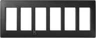 Klawisze i ramki - Kontakt Simon KONTAKT_SIMON Ramka obudowy S500 6-modułowa CONNECT Grafitowy 51010106-038 - miniaturka - grafika 1