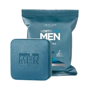 ORIFLAME Mydło MEN North For Men Subzero w Kostce 100g MĘSKIE - Mydła - miniaturka - grafika 1