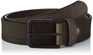 camel active Męski pasek ze skóry nubukowej, brązowy (Olive Brown), 3XL - Paski - miniaturka - grafika 1
