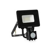 Lampy ogrodowe - Praktyczny Projektor Oświetleniowy Tokio Pro 10W Czarny Barwa Neutralna Biała - miniaturka - grafika 1