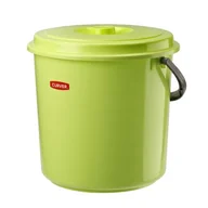 Inne artykuły do sprzątania - Wiadro 12 l z pokrywą zielony - miniaturka - grafika 1