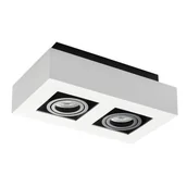 Lampy sufitowe - Kanlux Oprawa sufitowa punktowa Stobi DLP 250-W, biała, 2x50 W (26833) - miniaturka - grafika 1