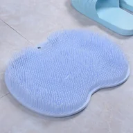 Inne akcesoria do pielęgnacji dzieci - MASAŻER Myjka mycia PLECÓW NÓG Silikon SZCZOTKA - miniaturka - grafika 1