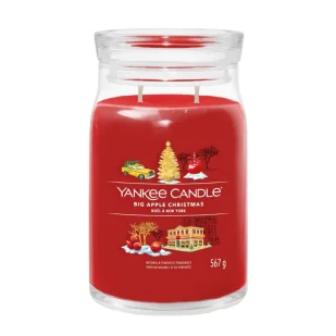Yankee Candle Świeca Zapachowa Słoik Duży Big Apple Christmas - Świece - miniaturka - grafika 1