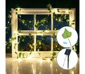 Lampy ogrodowe - Aigostar - LED Łańcuch solarny 100xLED/12m IP65 ciepła biel - miniaturka - grafika 1