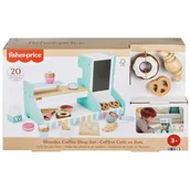 Zabawy w naśladowanie dorosłych - Zabawka kawiarnia FISHER-PRICE HXV22 - miniaturka - grafika 1