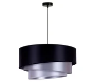 Lampy sufitowe - Duolla - Plafon TRIO 1xE27/15W/230V śr. 60 cm niebieski/srebrny - miniaturka - grafika 1