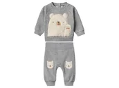 Komplety dla niemowląt - Lupilu Dres termoaktywny niemowlęcy Szary 62-68 - miniaturka - grafika 1