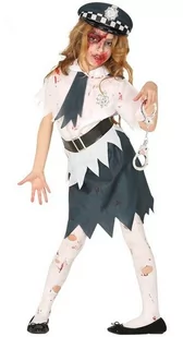 Strój dla dzieci, policjantka zombie, rozmiar 128 - Stroje karnawałowe - miniaturka - grafika 1