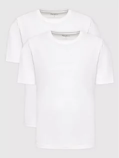 Koszulki męskie - Pepe Jeans Komplet 2 t-shirtów Rocco PM503657 Biały Regular Fit - grafika 1