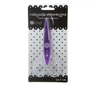 Dalprint Nożyczki dekoracyjne 13.5cm JCND-001 - Przybory szkolne - miniaturka - grafika 1