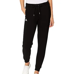 Damskie spodnie sportowe Kappa Logo Theek Slim, Noir, M - Spodnie damskie - miniaturka - grafika 1