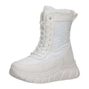 Beżowe zimowe śniegowce, botki damskie Vinceza 34580 - Botki damskie - miniaturka - grafika 1