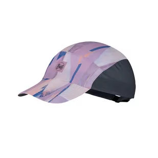 Czapka z daszkiem do biegania Buff Speed Cap Shane Lilac - Czapki i chusty sportowe męskie - miniaturka - grafika 1