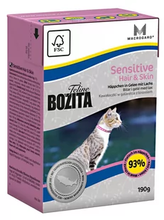 Bozita Feline Sensitive Hair Skin 190g 8747-uniw - Mokra karma dla kotów - miniaturka - grafika 1