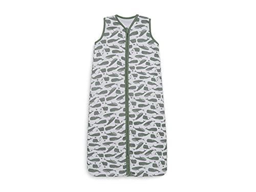 Jollein Baby & Kids Baby & Kids - Śpiworek Niemowlęcy Letni Summer Hydrophilic Whales Ash Green 70 cm