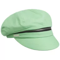 Czapki męskie - Czapka Kaszkiet Zip Cotton by Seeberger, miętowy, One Size - miniaturka - grafika 1