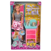 Lalki dla dziewczynek - Simba Steffi Salon piękności dla psów 5733266 - miniaturka - grafika 1