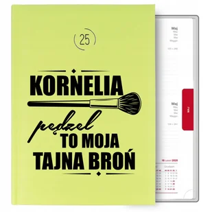 KALENDARZ SELEDYNOWY PLANER TERMINARZ A5 2025 PREZENT DLA WIZAŻYSTKI WZORY - Notesy i bloczki - miniaturka - grafika 1