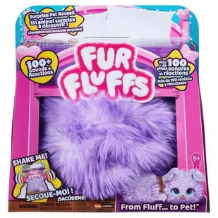 Fur Fluffs Interaktywna Maskotka fioletowy Kotek - Zabawki interaktywne dla dzieci - miniaturka - grafika 1