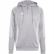 Bluzy męskie - Bluza męska adidas Tiro 24 Training Hooded szara IR7551 S - miniaturka - grafika 1