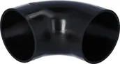 Odwodnienia, kanały i akcesoria - Wavin Kolano PEHD 110/88 krótkie, pogrubiona ścianka S12.5, kolor czarny, QS Quick Stream - miniaturka - grafika 1