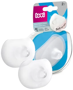 LOVI OSŁONKI SILIKONOWE NA PIERSI SKIN TOUCH x2 M/L - Akcesoria do karmienia - miniaturka - grafika 1