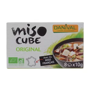 Danival MISO KOSTKI BIO 8x10 g - - Buliony i przyprawy w kostkach - miniaturka - grafika 1