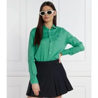 Koszule damskie - POLO RALPH LAUREN Lniana koszula | Regular Fit - miniaturka - grafika 1