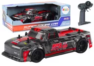 Zabawki zdalnie sterowane - Zdalnie Sterowane Auto Pick-Up RC 1:18 Gumowe Opony Czerwony - miniaturka - grafika 1