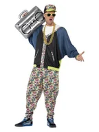 Stroje karnawałowe - Smiffys Men's 80'S Street Hip Hop Fancy Dress Costume 43198 - miniaturka - grafika 1