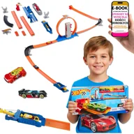 Zabawki konstrukcyjne - HOT WHEELS MEGA RAJD Wyścigowy Zestaw Dla Dzieci Tor Wyścigowy Dla Dziecka Syna Chłopca PREZENT ŚWIĄTECZNY + EBOOK-3 - miniaturka - grafika 1