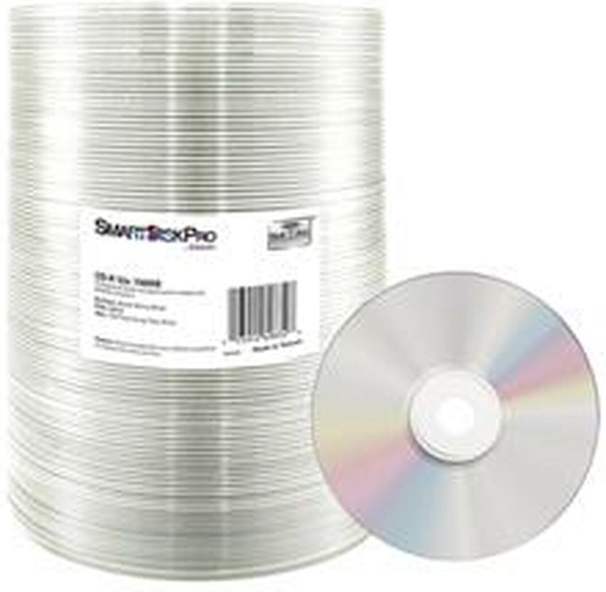 Smartdisk CD-R, 69832, Blank Shiny Sliver, 100-pack, 700MB, 52x, 80min., 12cm, wrap, do archiwizacji danych