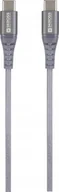 Kable USB - Kabel USB Skross USB-C - USB-C 1.2 m Szary SKCA0017C-C120CN - miniaturka - grafika 1