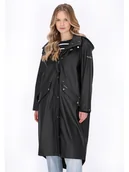 Kurtki i kamizelki sportowe damskie - Schmuddelwedda Płaszcz przeciwdeszczowy w kolorze czarnym - miniaturka - grafika 1