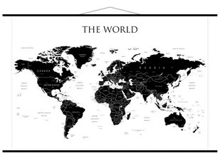 ArtGlob, mapa ścienna polityczna The World (j. angielski) - Mapy i plansze edukacyjne - miniaturka - grafika 1