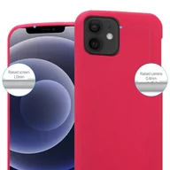 Etui i futerały do telefonów - Etui Pokrowiec Do Apple iPhone 12 PRO MAX Obudowa w FROST CZERWONY TPU Silikon Case Cover Ochronny Plecki Cadorabo - miniaturka - grafika 1