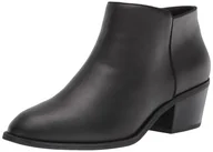 Botki damskie - Amazon Essentials Damskie botki Aola Botki, Czarny sztuczna skóra, 9 US - miniaturka - grafika 1