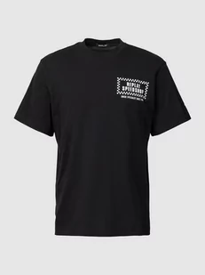 T-shirt z nadrukiem z logo - Koszulki męskie - miniaturka - grafika 1