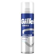Kosmetyki do golenia - Gillette Series rewitalizująca pianka do golenia z zieloną herbatą 250 ml - miniaturka - grafika 1