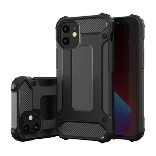 Hybrid Armor pancerne hybrydowe etui pokrowiec iPhone 12 Pro Max czarny - Etui i futerały do telefonów - miniaturka - grafika 3