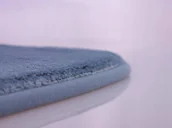 Dywaniki łazienkowe - Dywanik 45 x 70 Łazienkowy Welur Love Niebieski - miniaturka - grafika 1